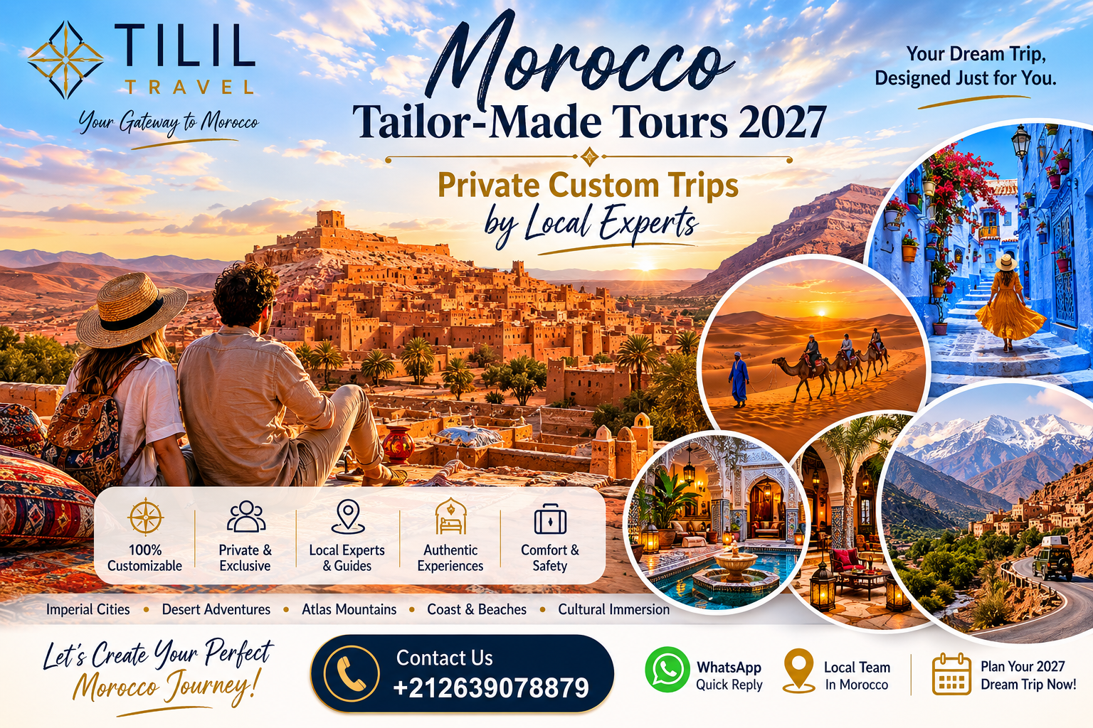 Private Custom Trips by Local Experts in Morocco