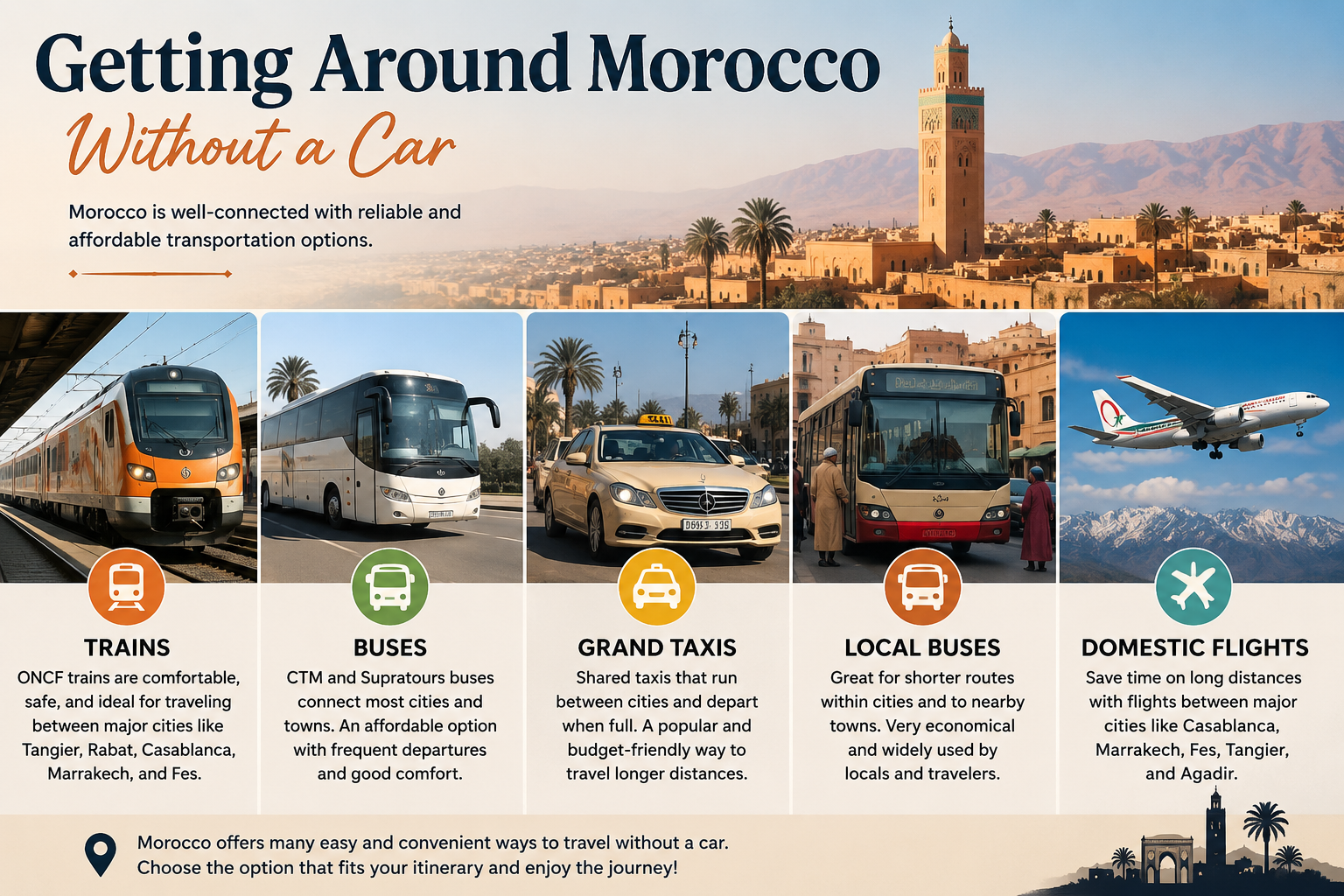 Getting Around Morocco Without a Car