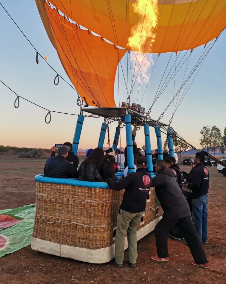 Marrakech Hot-Air Balloon Experience with Berber Breakfast tilila travel