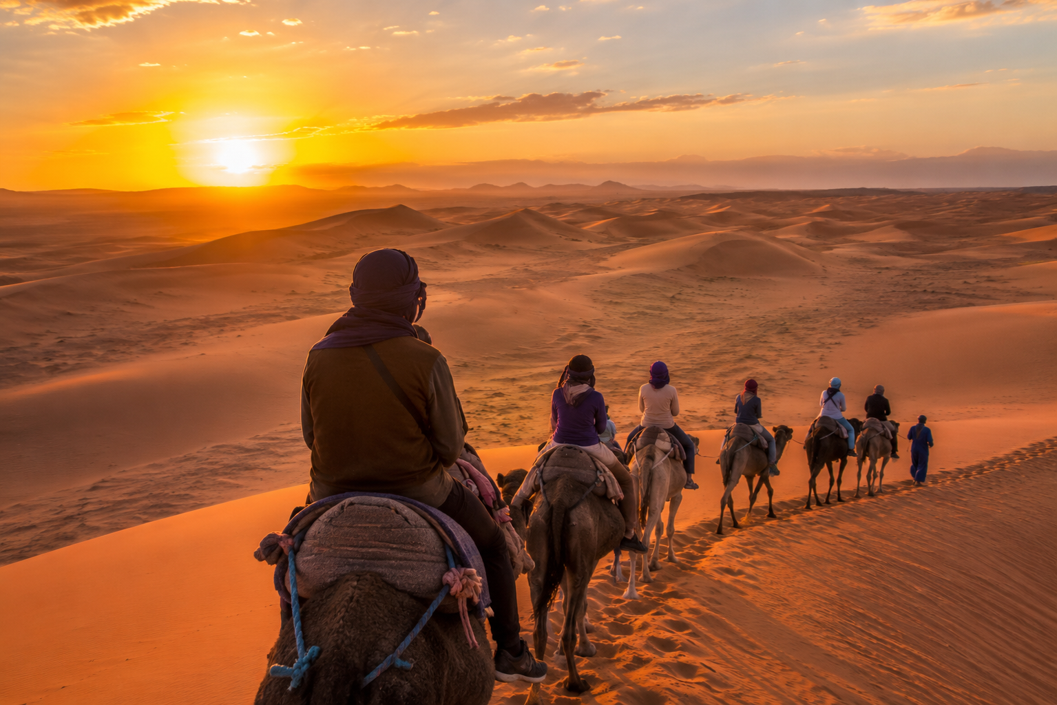 Morocco tour packages from Singapore with Sahara Desert camel trek