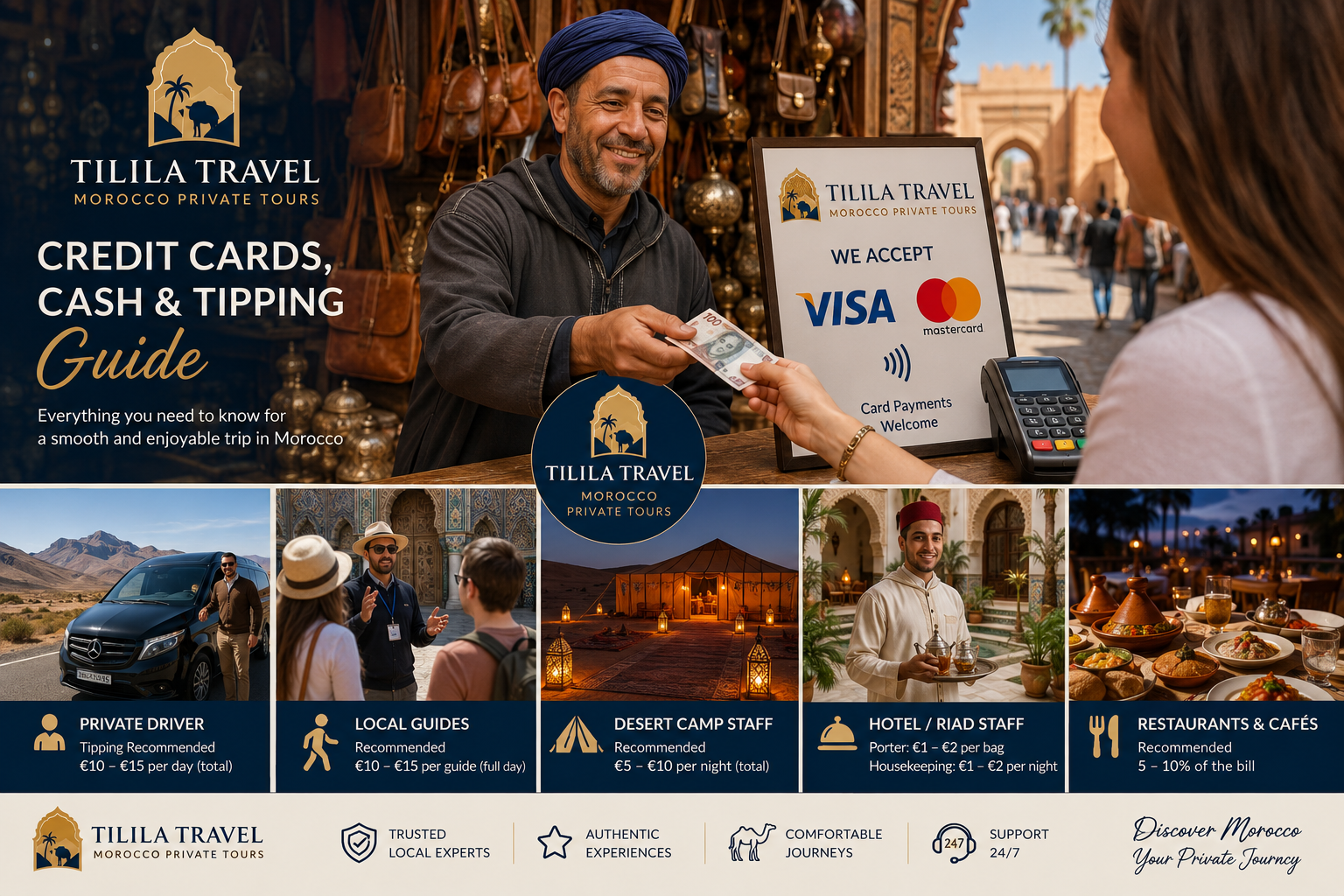 Credit Cards, Cash & Tipping Morocco Travel Guide