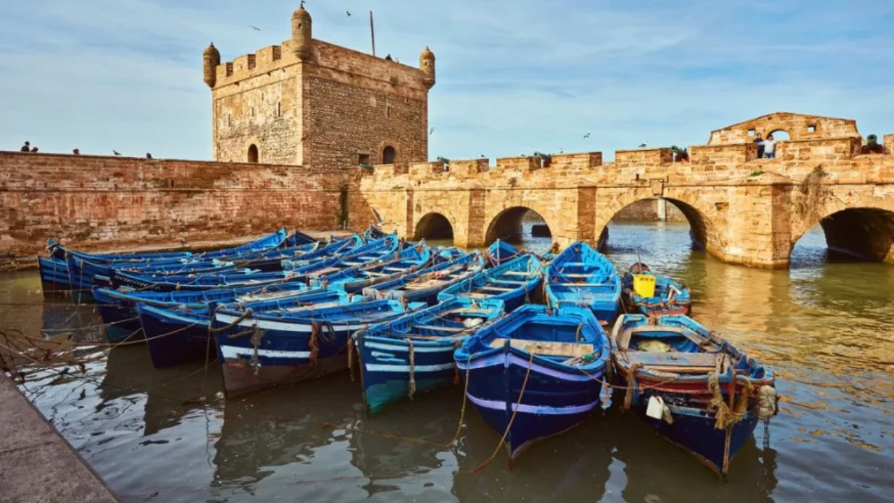 Essaouira ramparts overlooking the Atlantic Ocean