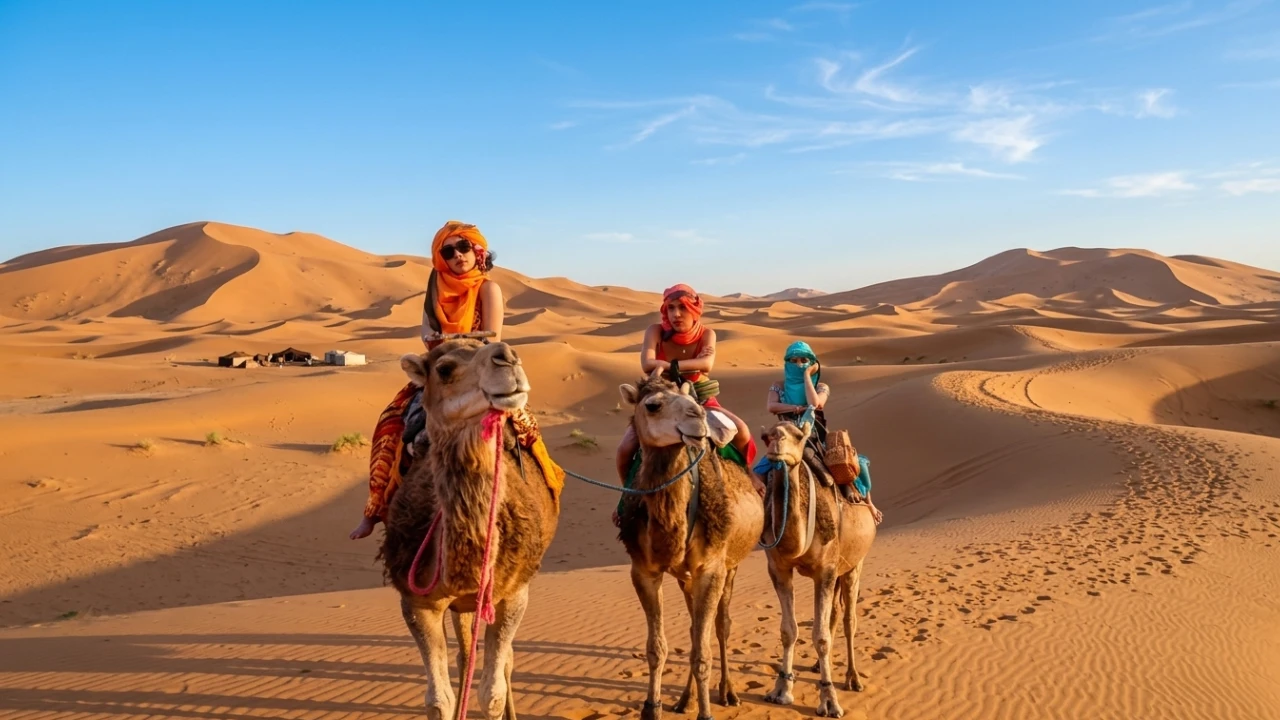 Family Travel Morocco Sahara Desert experience in Merzouga